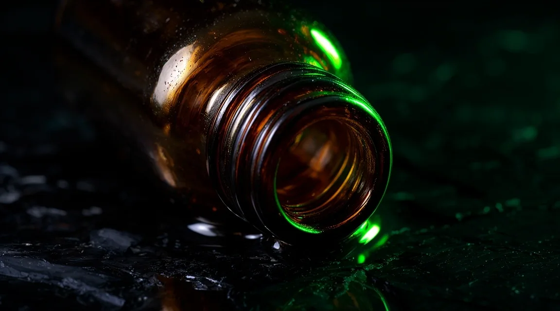 Apothecary glass reflecting precision
